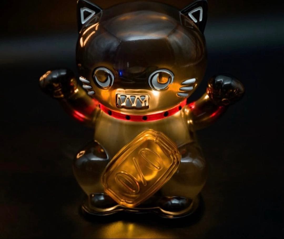 neru design works 黒猫 Nekoソフビ