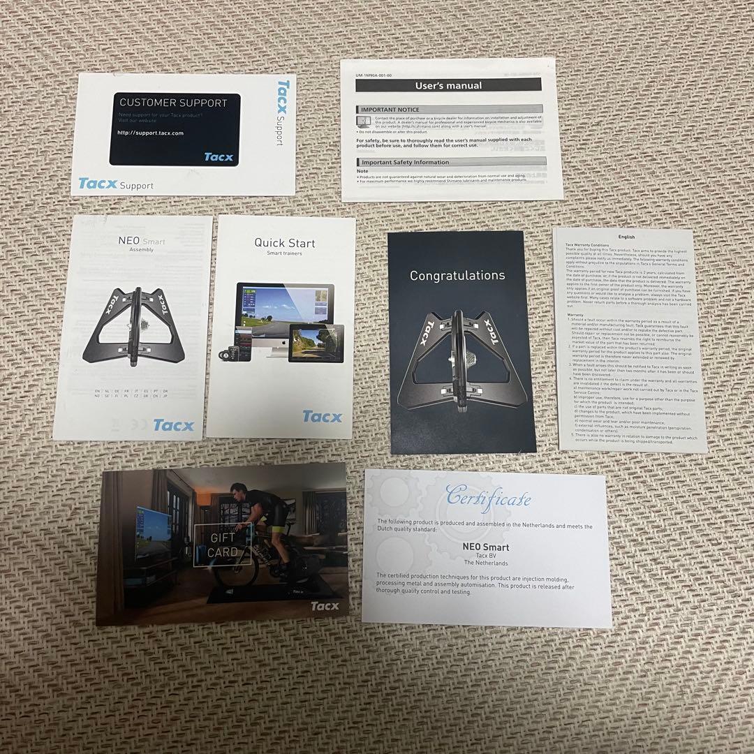 Tacx NEO Smart スマートトレーナー／Zwift対応／スプロケット付