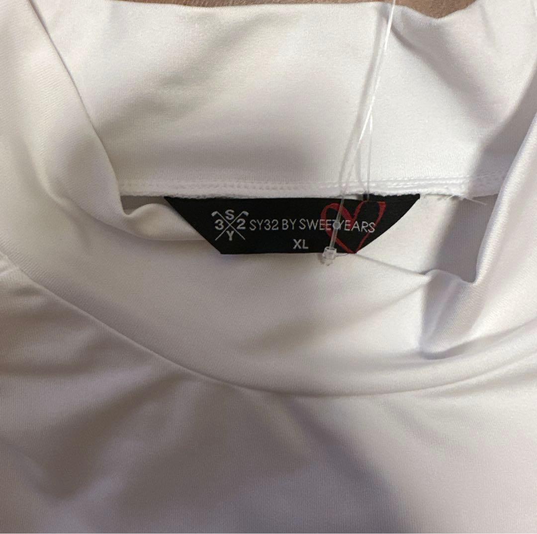 sy32 長袖　モックネック　インナー素材　ゴルフウェア　春夏　シャツ　トップス