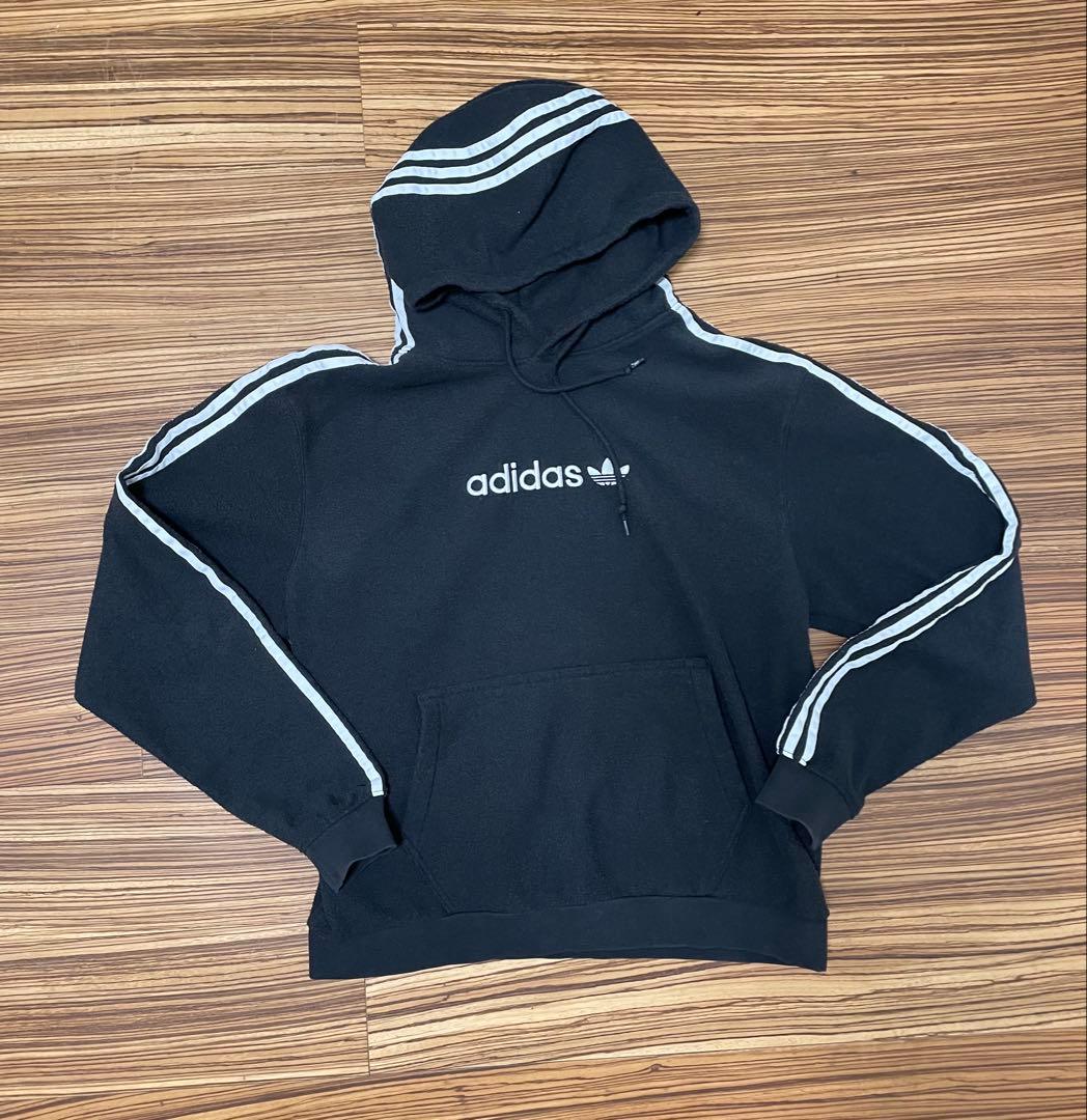 adidas アディダス パイル地 スウェットパーカー パンツ セットアップ