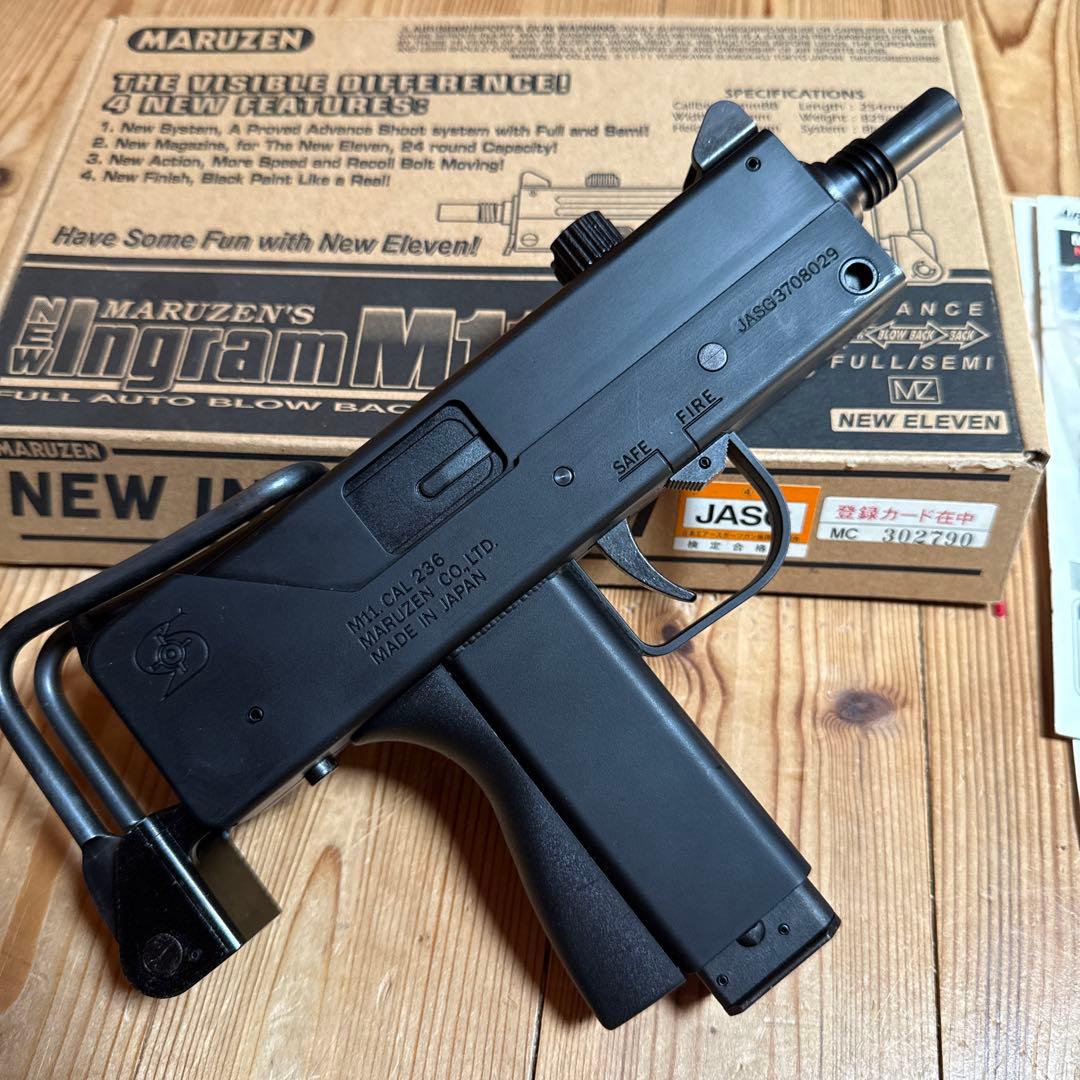 マルゼン ニュー イングラム M11 フルオート ブローバック ガスガン