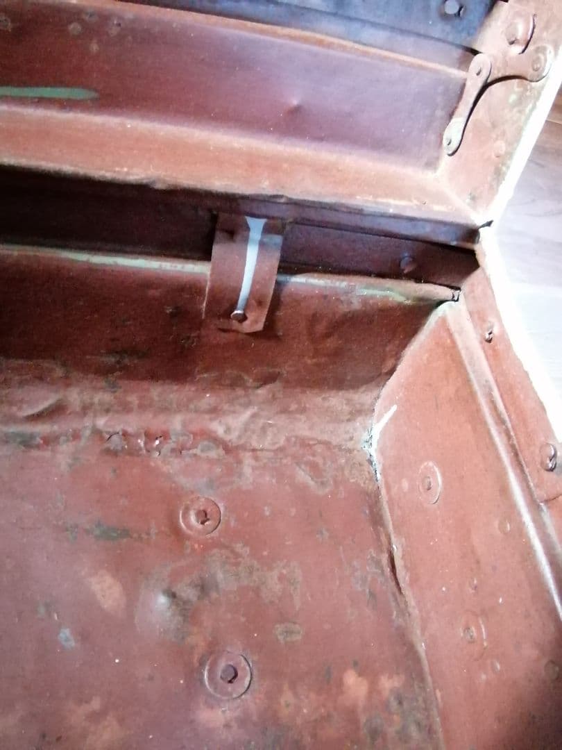 ヴィンテージ 収納箱 スチールボックス インド軍 ミリタリーケース コンテナ