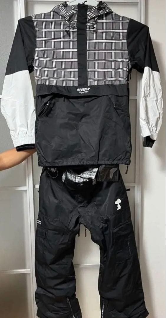 VESPA Digger's チェック柄アノラックジャケット