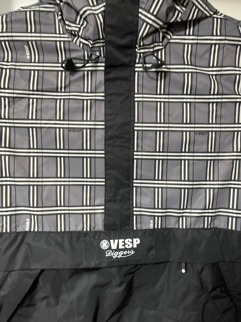 VESPA Digger's チェック柄アノラックジャケット