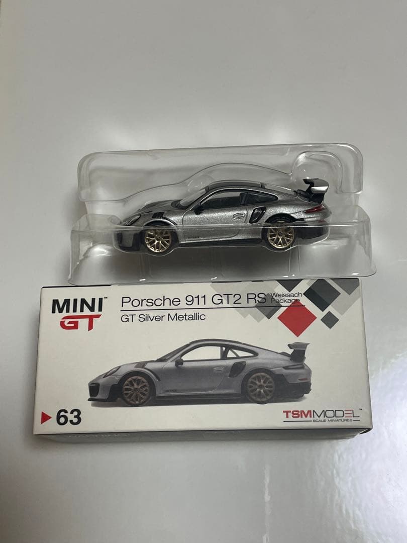 MINI GT Porsche 911 GT2 RS GTシルバーメタリック