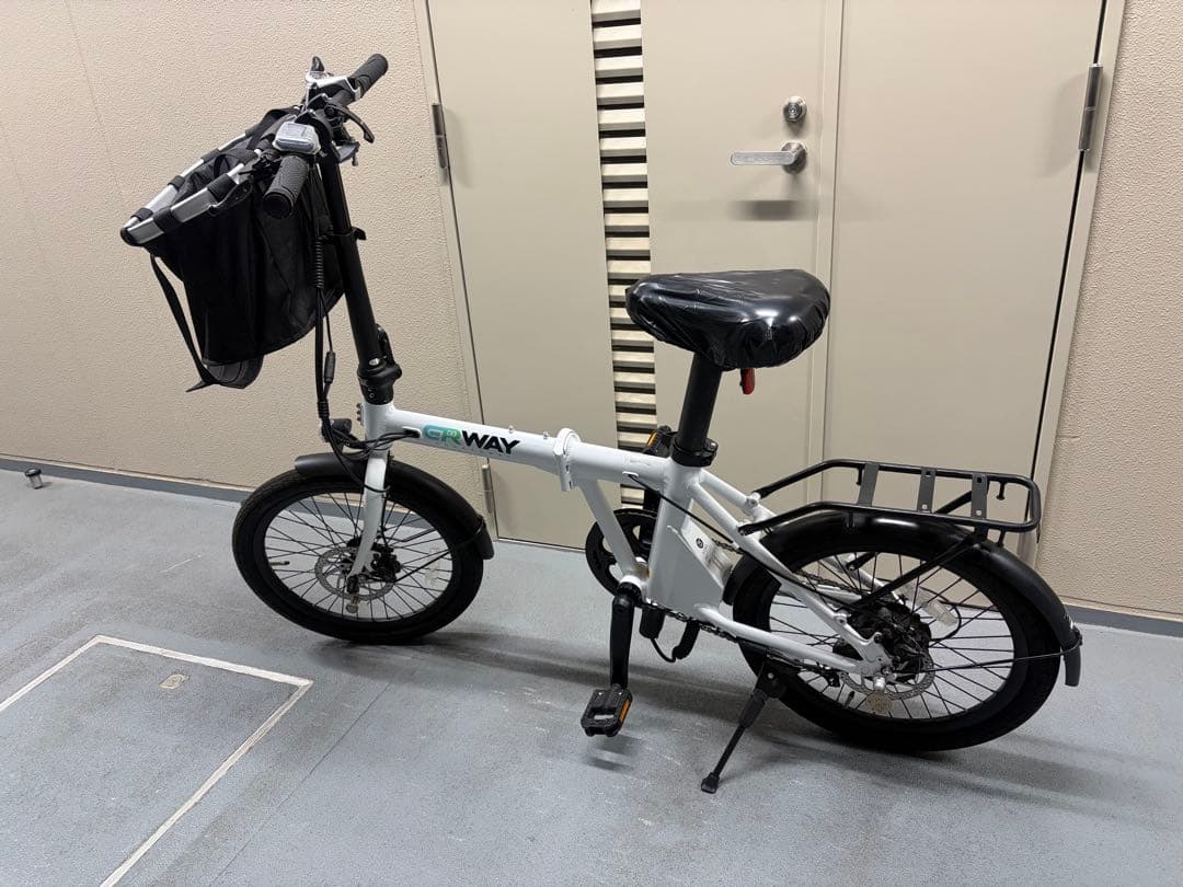 ERWAY-A01 電動折りたたみ自転車 型式認定済 総走行距離451km