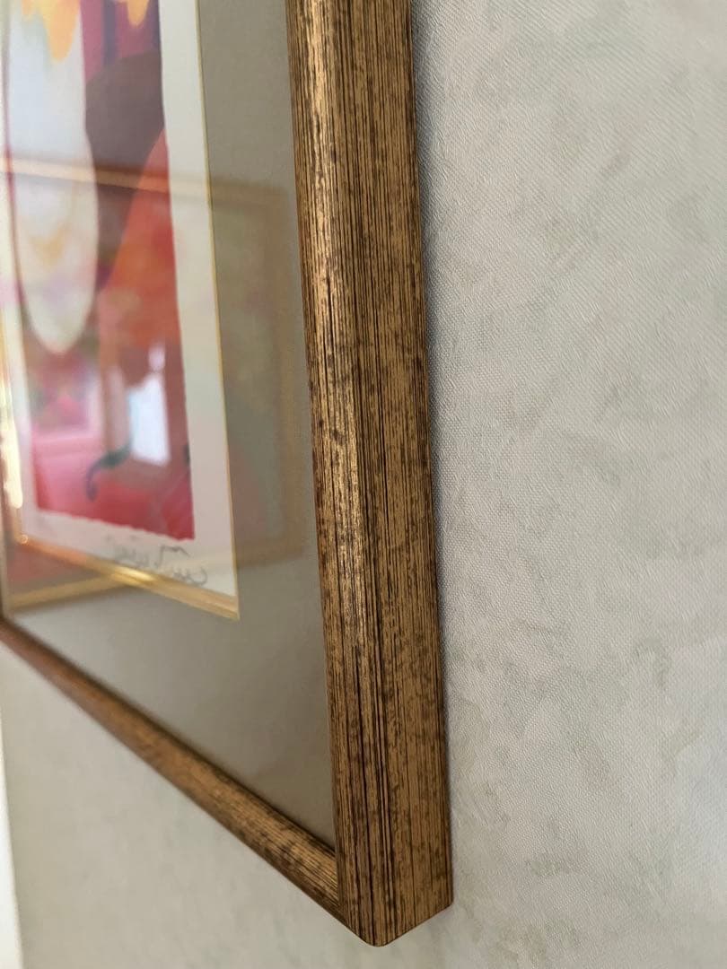 限定版画　額入り　エディション番号、証明書.直筆サイン19/140 ジニー・キム