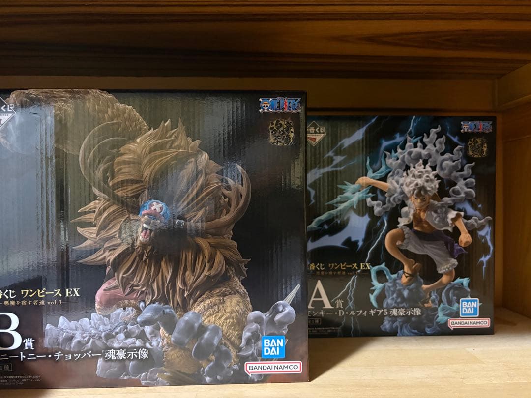 A賞 ニカ ルフィ フィギュア B賞 チョッパー 悪魔を宿す者達 魂豪示像