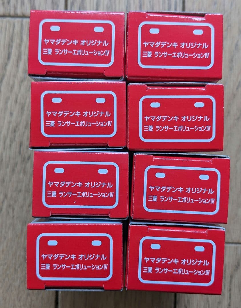 トミカ　ヤマダデンキ オリジナル 三菱　ランサーエボリューションⅣ×8台　新品