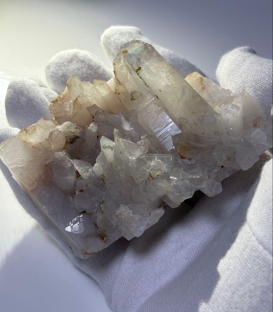 アホー石　アホイト　アホアイト　大きな水晶クラスター　メッシーナ産　天使の石