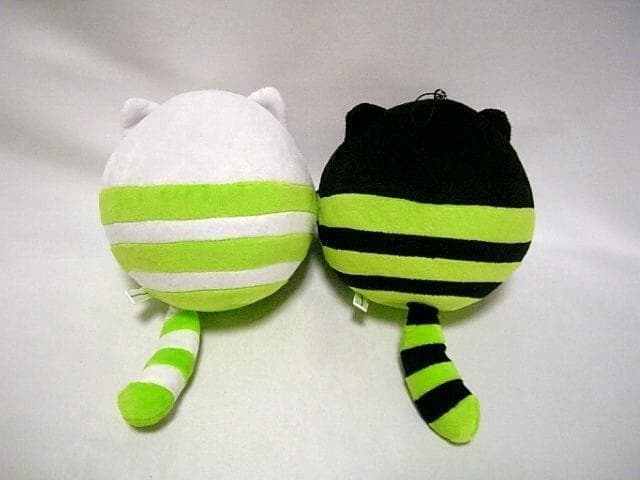 ◆2点　SDVX　TAMA猫　白　黒　ぬいぐるみ セット　サウンドボルテックス◆