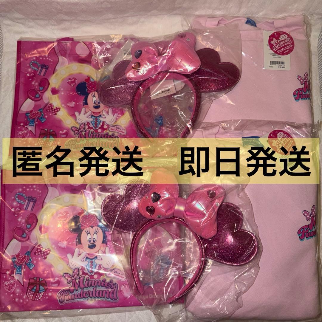 ミニー　ファンダーランド　カチューシャ　トレーナー　トートバッグ　パルパル