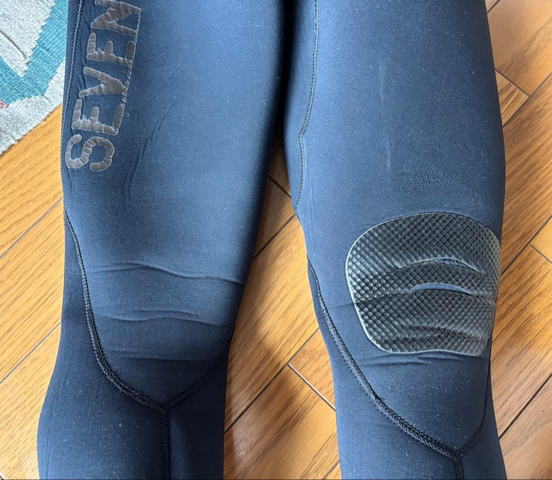 Xmasセール❗️SEVENフルスーツ3mmラバー裏起毛メンズML