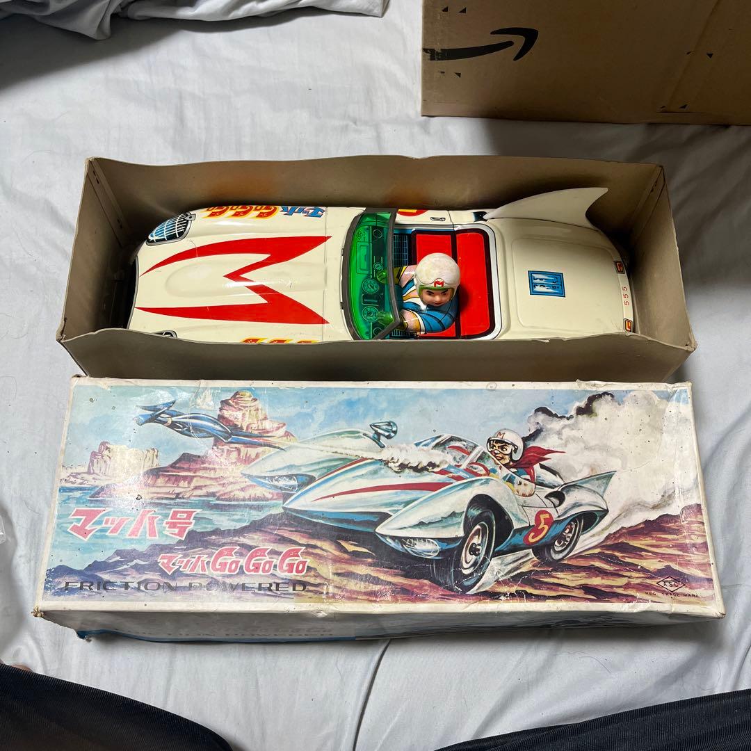 1967年頃ASCアオシン★マッハGoGoGo「マッハ号」大サイズの珍品★