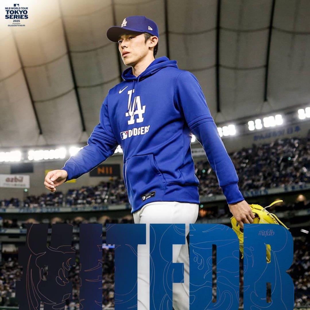 ドジャース　オーセンティックパーカー
