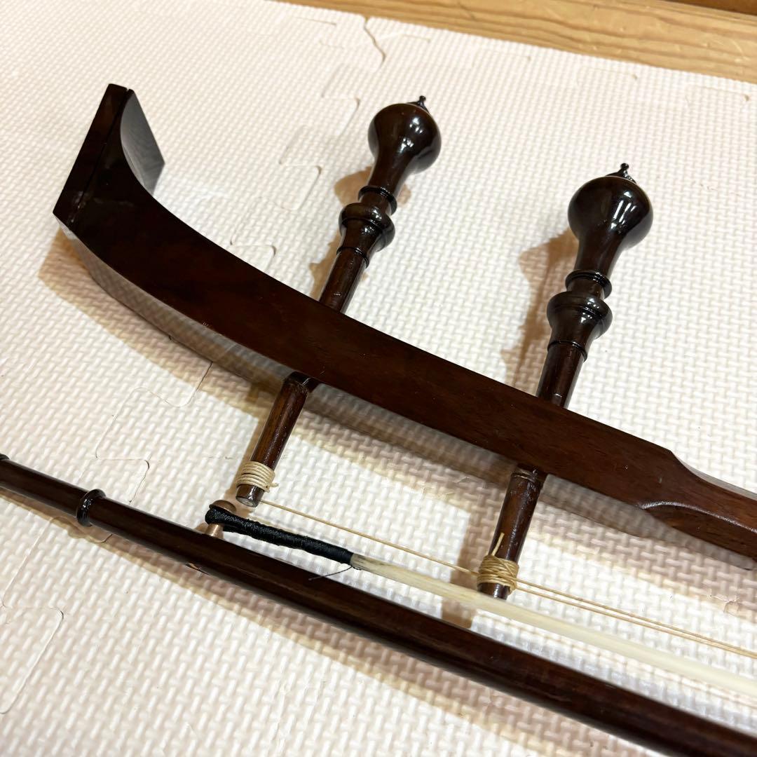 【希少】タイ楽器 ソードゥアン ニ胡 弦楽器 民族楽器