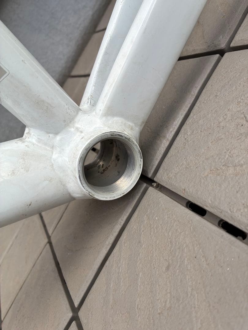 Cinelli Vigorelli 2012 ホワイト/ブルー ブレーキ加工あり