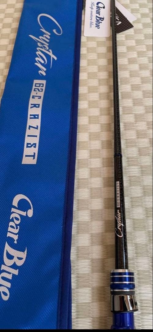 Clear Blueアジングロッド クリスター62クレイジスト