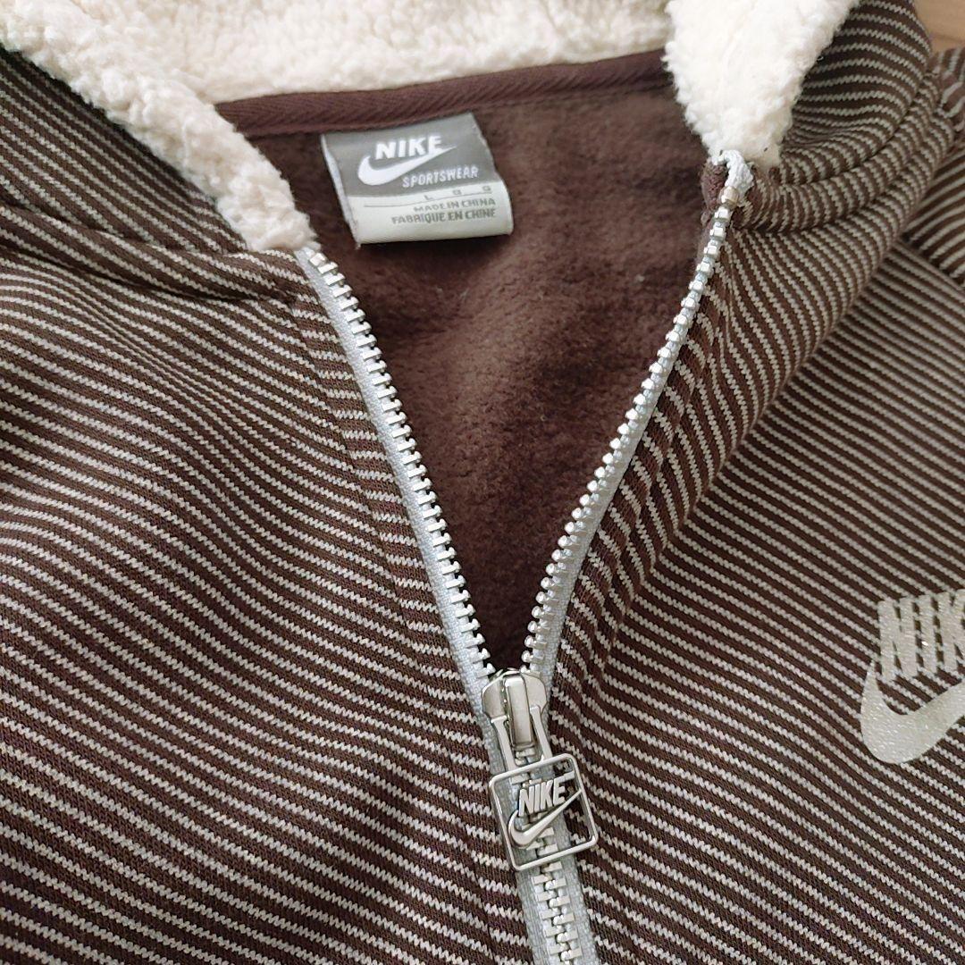 Nike ブラウンスウェット　上下セット 　Lサイズ　銀タグ
