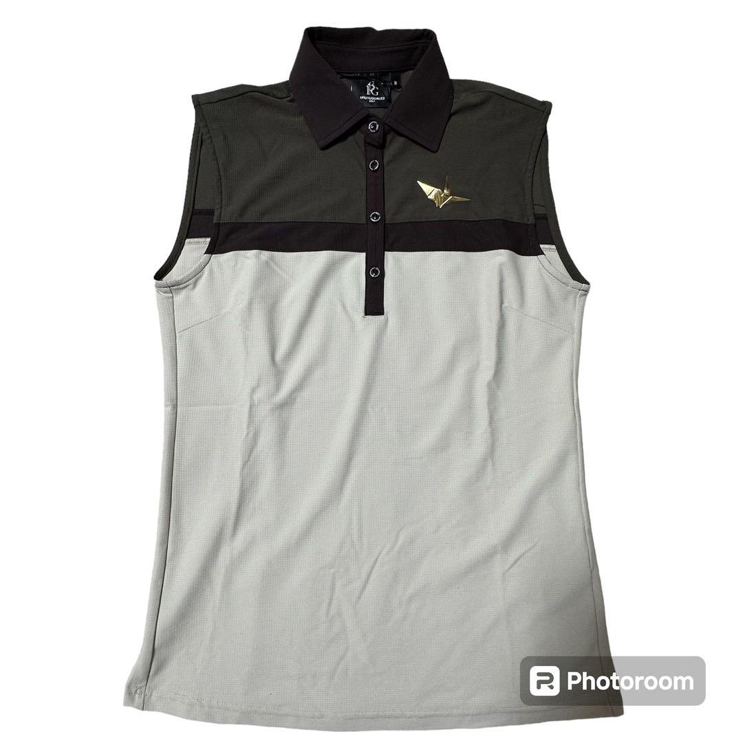 【1PIU1UGUALE3】襟付き ノースリーブ 新品未使用 タグ付き M