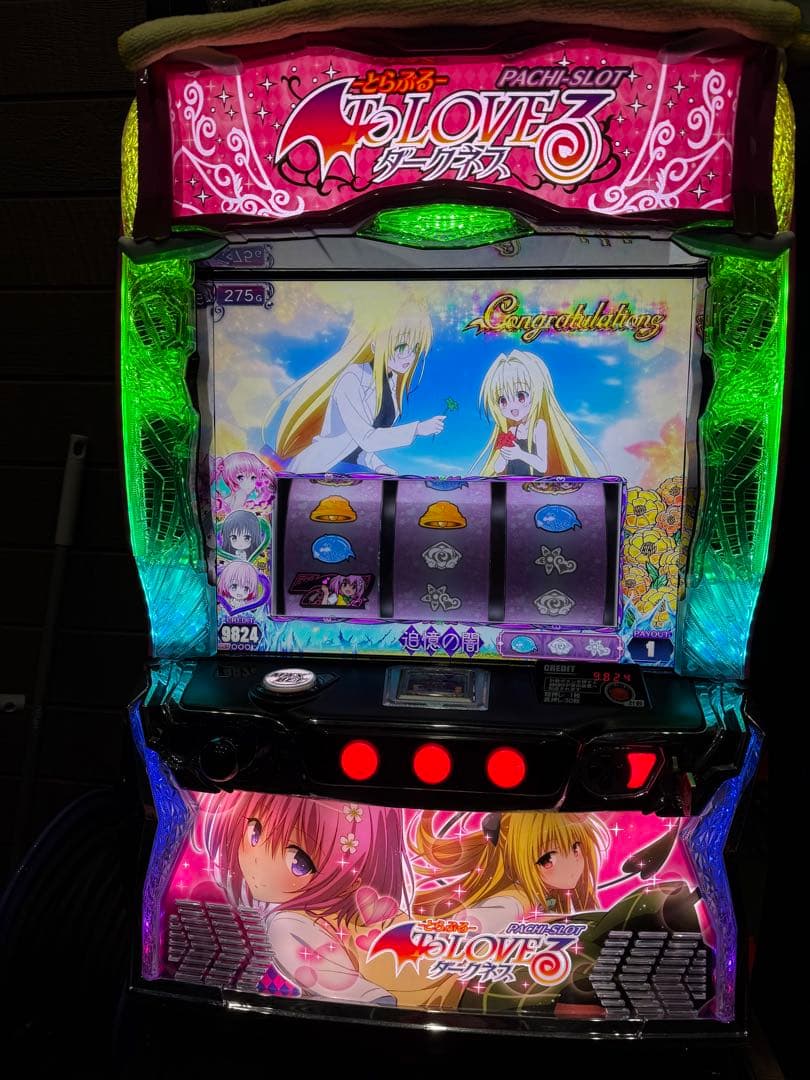 ToLOVEる ダークネス 実機 スロット スマスロ オプション付き