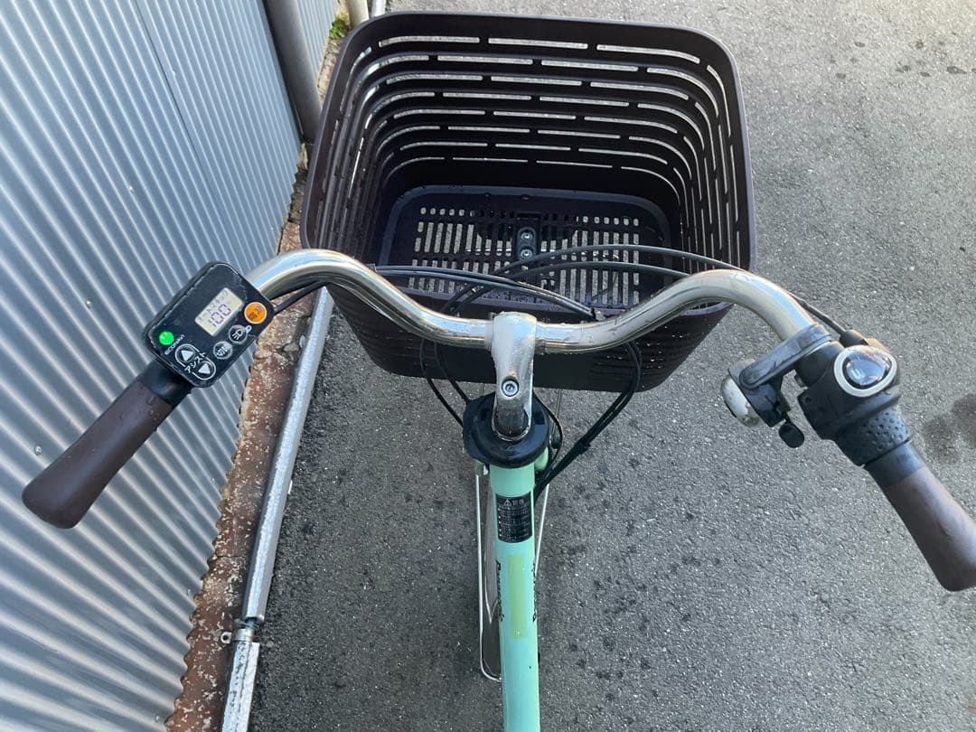 パナソニック最新機種電動アシスト自転車viviDX26インチグリーン系ボディー