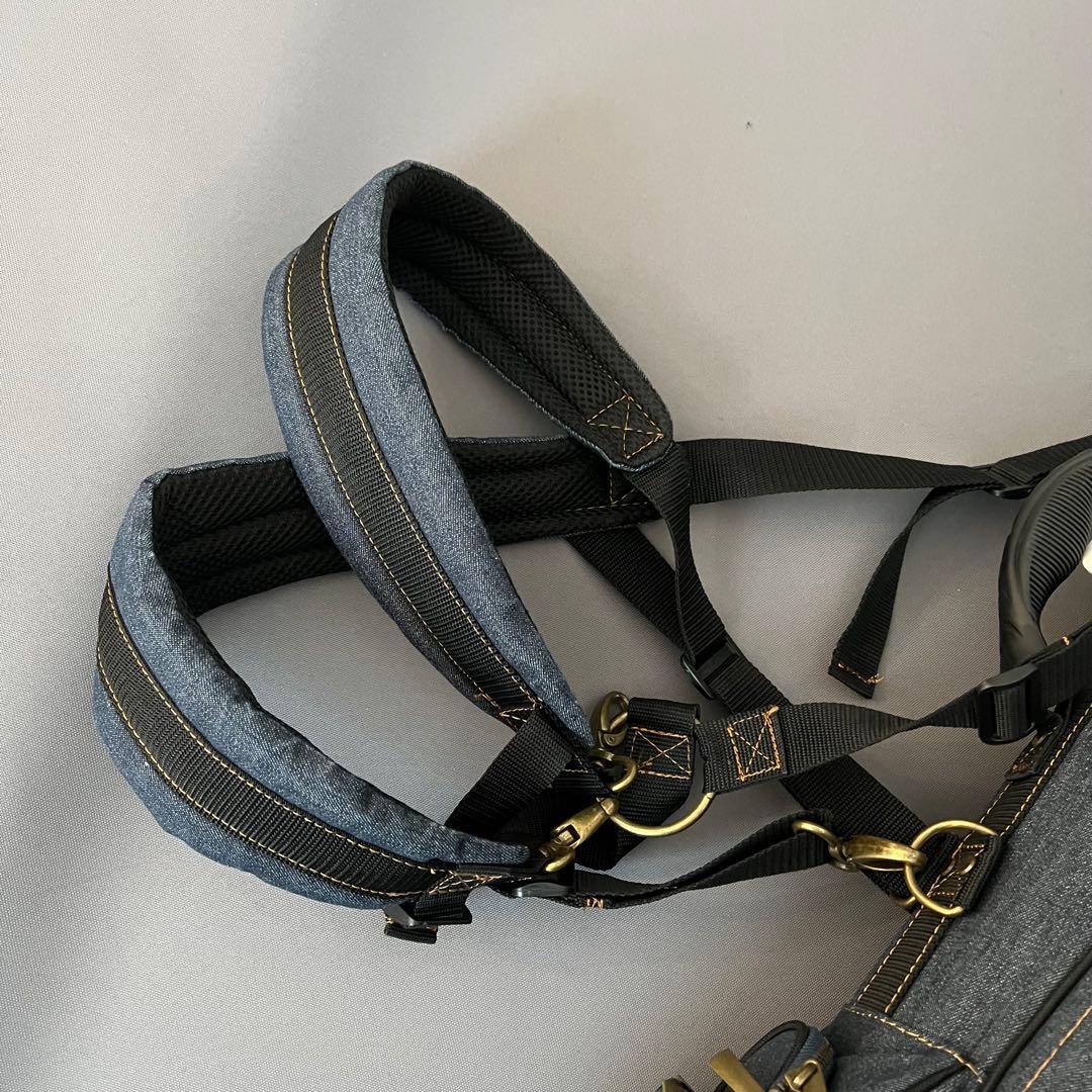 19golf ジュークゴルフ　キャディバッグ デニム　自立　スタンド