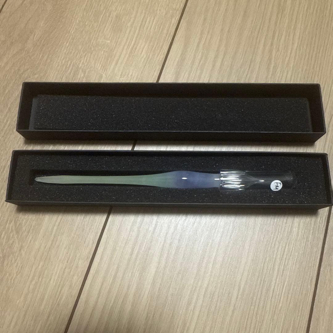 aun ガラスペン 中細(FM)【クロードモネ　睡蓮】大原美術館×うさぎや