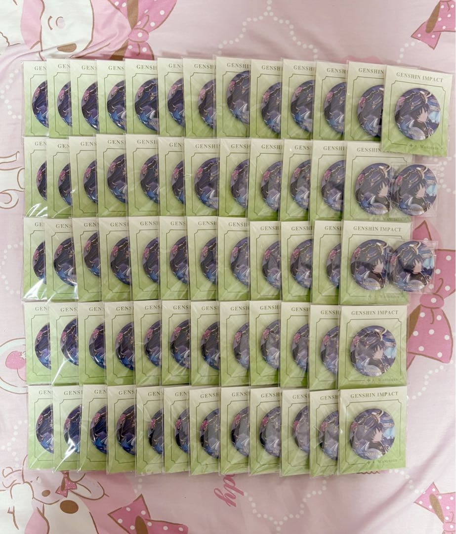 原神 放浪者 缶バッジ 63個セット