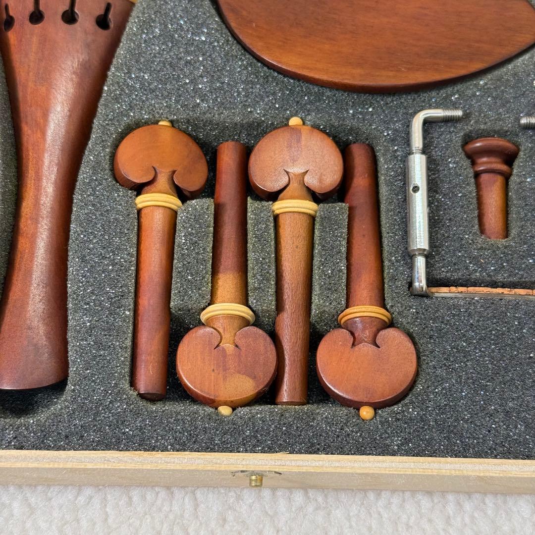 Guardelli バイオリン　テールピース 顎当て　ペグ　エンドピン
