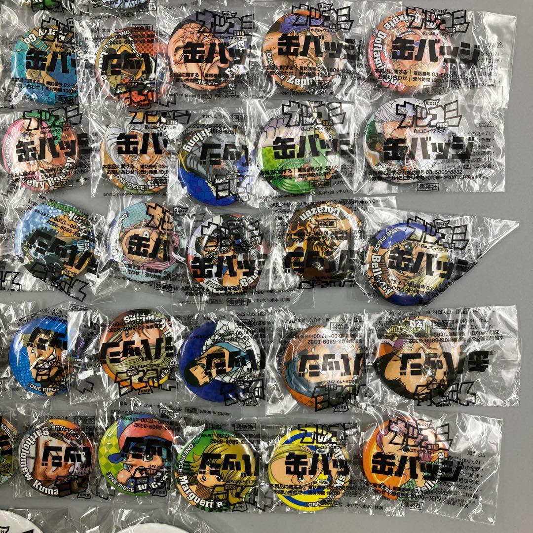 ナツコミ 2015 ワンピース 缶バッチ 103種 コンプリート