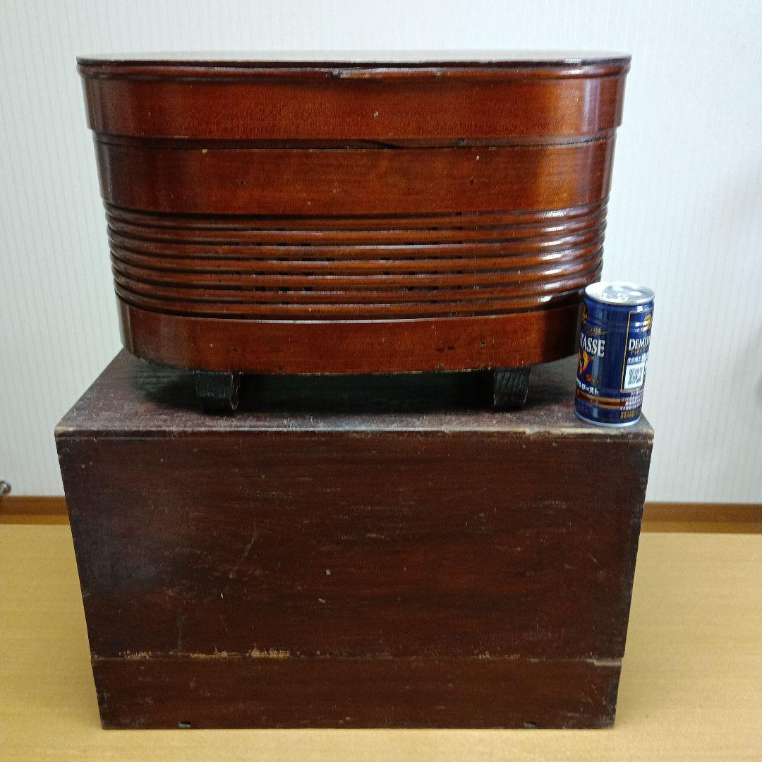 アンティーク　木製おひつ　木箱入り