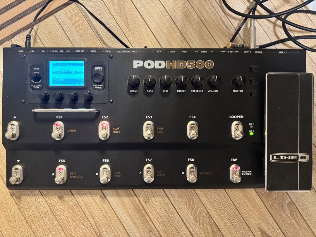LINE6 POD HD500 SKBセミハードケース付き