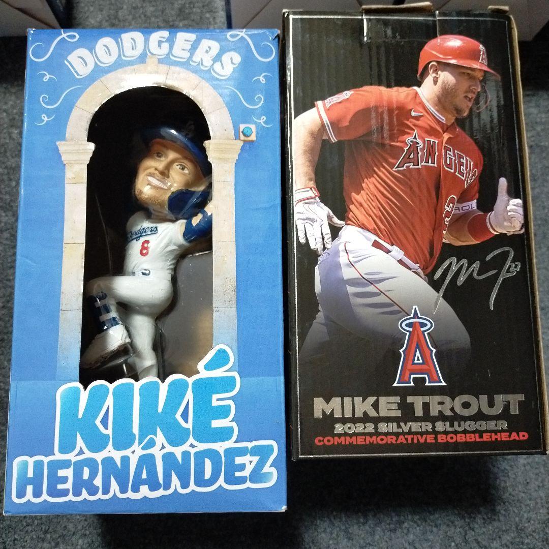 新品未使用品 ドジャース ボブルヘッド人形2体 キケヘンナンデス 球場配布品