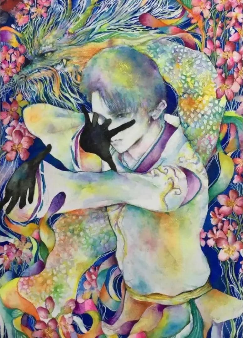 イラストオーダー　承ります　直筆　原画　水彩画