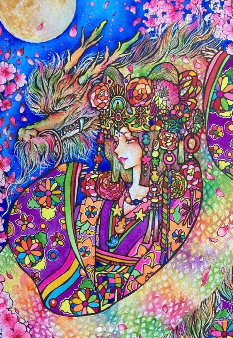 イラストオーダー　承ります　直筆　原画　水彩画