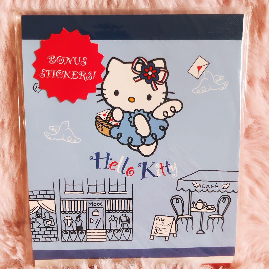 希少レア　ハローキティ　エンジェル　海外限定　ステッカーメモ　2002年製