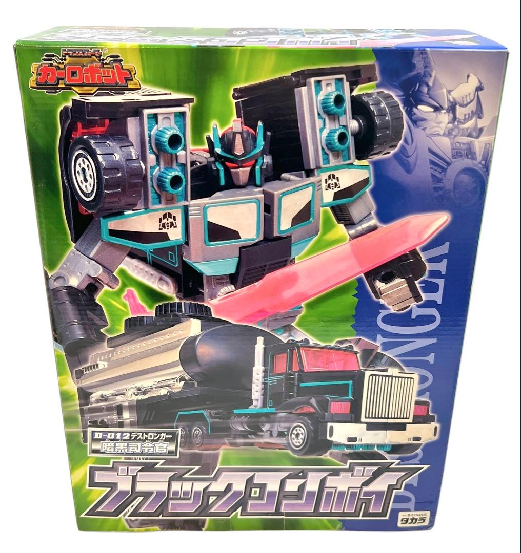 デッドストック　ほぼ未使用品　トランスフォーマー　カーロボット　ブラックコンボイ