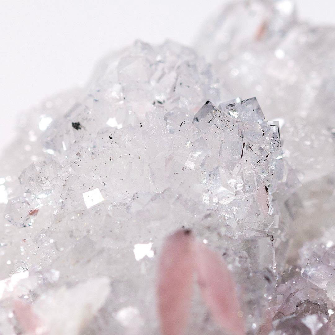 中国 ロードクロサイト フローライト 天然石 原石 鉱物標本 鉱石 蛍石 725