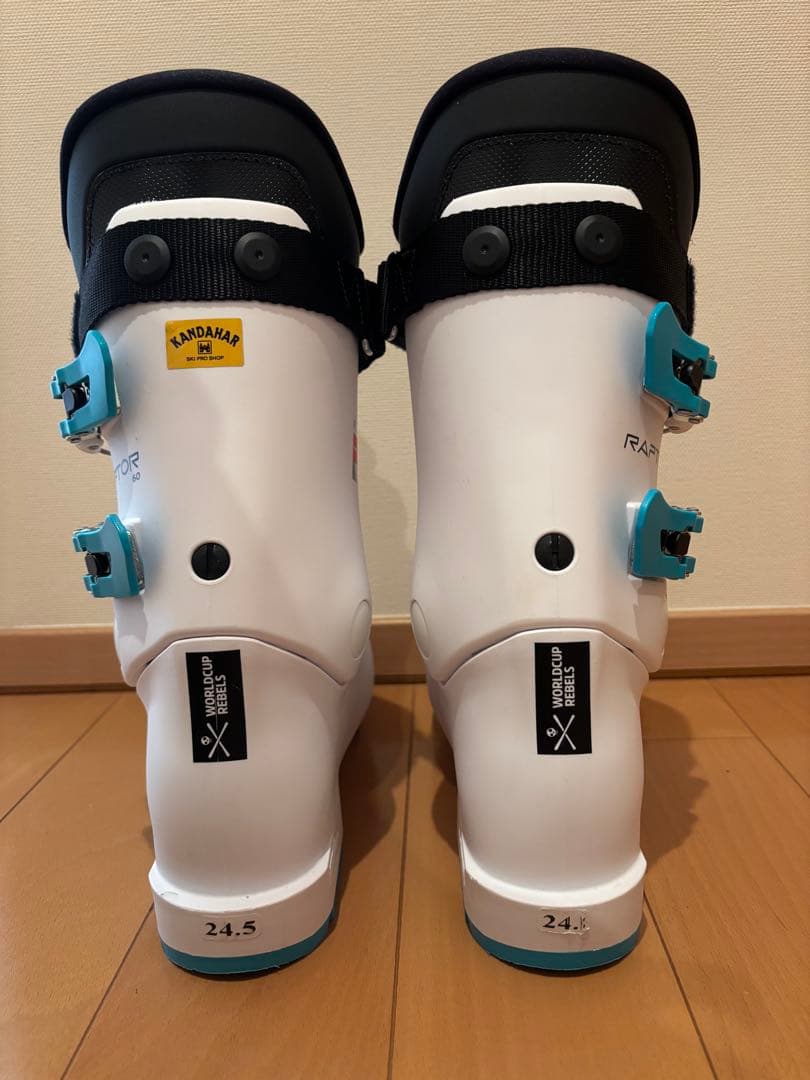 HEAD 子ども用スキーブーツ ホワイト raptor60 24-24.5センチ