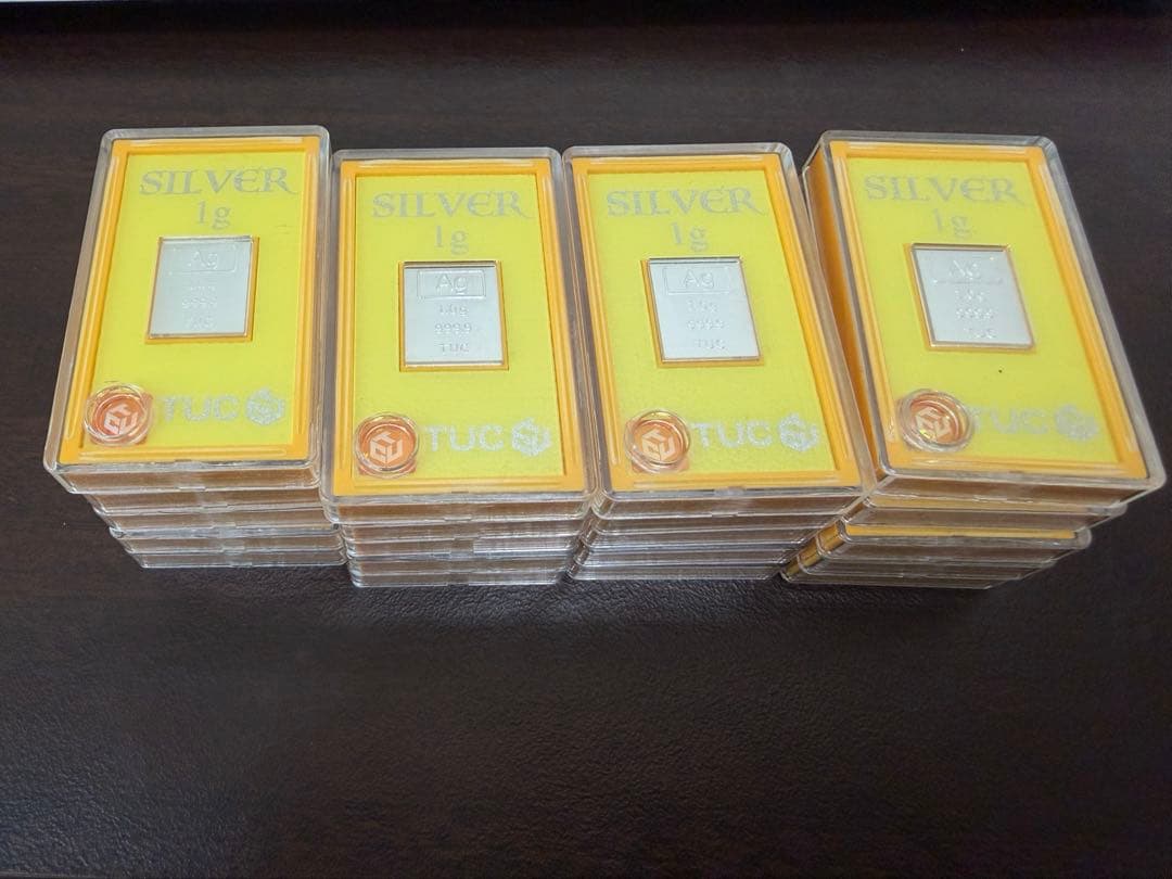 銀製1gバー 20個