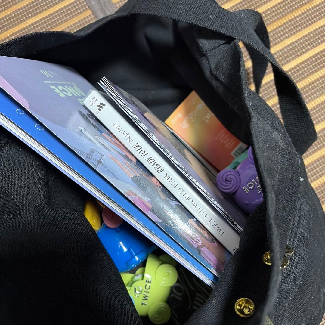 TWICE トートバッグ 大容量 黒