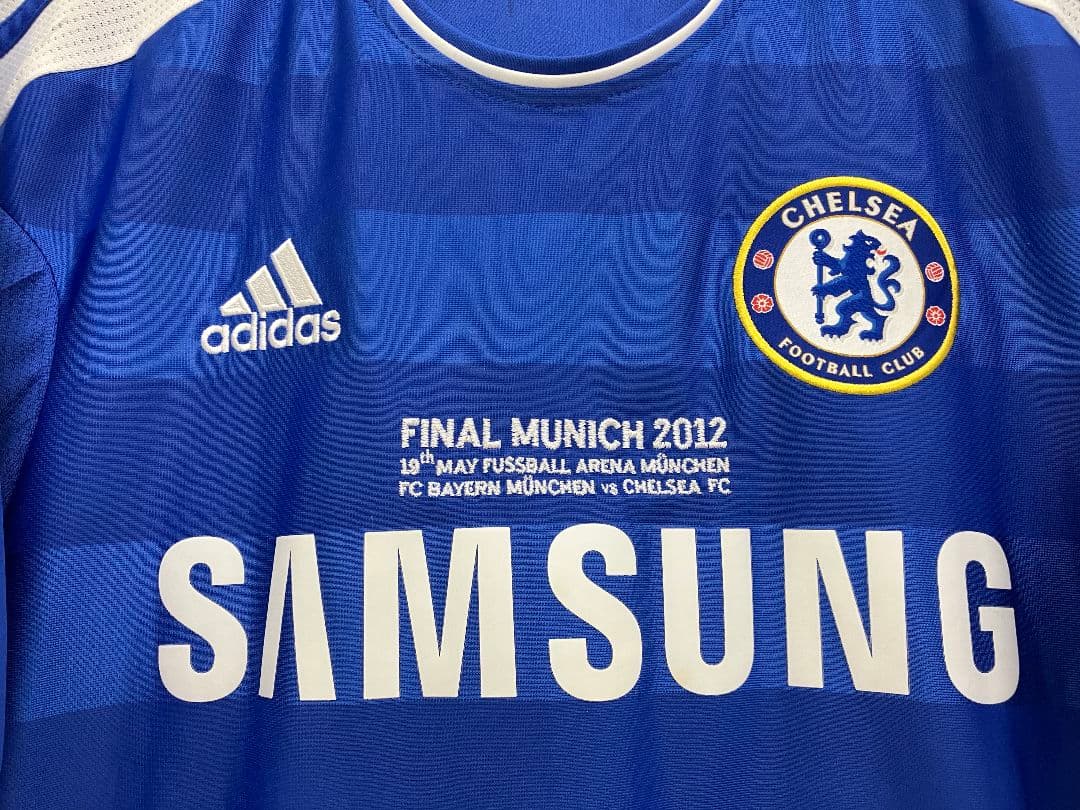 11-12 チェルシー　ドログバ　アディダスオフィシャル　CL決勝戦ユニフォーム