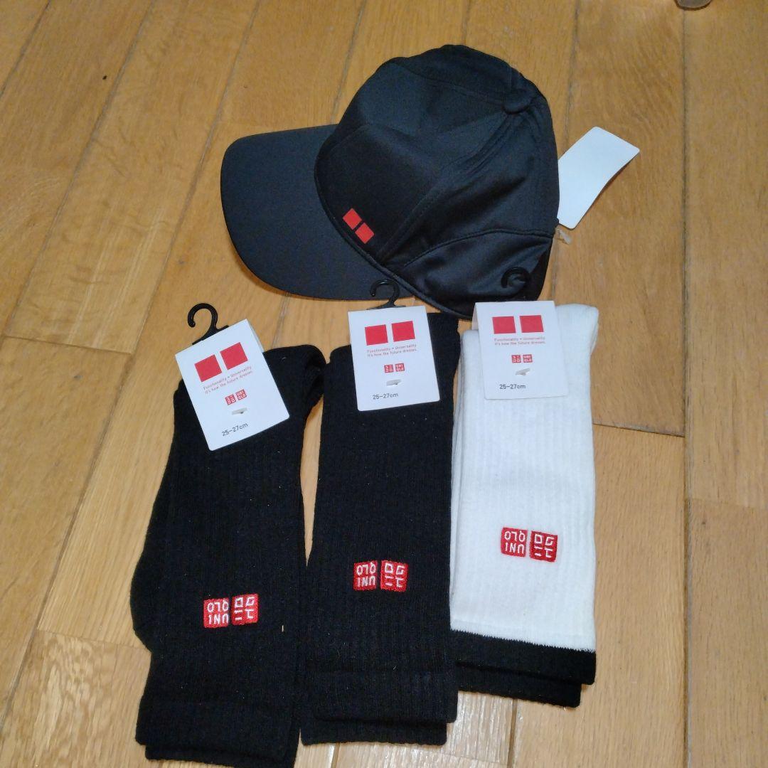 UNIQLO テニスソックス　キャップセット