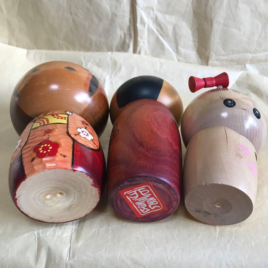 [タイムセール]こけしセット民芸品　置物　日本　人形伝統工芸品インテリア こけし