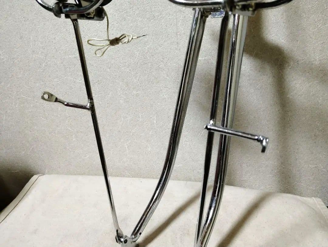 稀少新品 2灯フロントキャリア オプションダボ付フラッシャー自転車 ランドナー