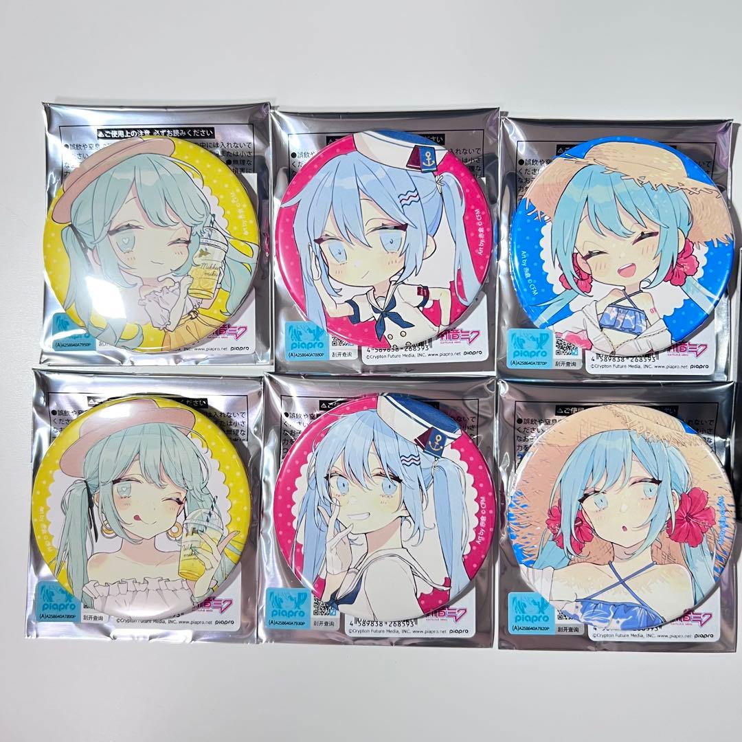 初音ミク 赤倉 缶バッジ グラフアート展