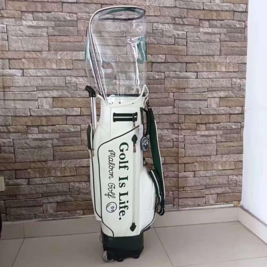 マルボンゴルフ キャディバッグ キャスター型  ホワイト