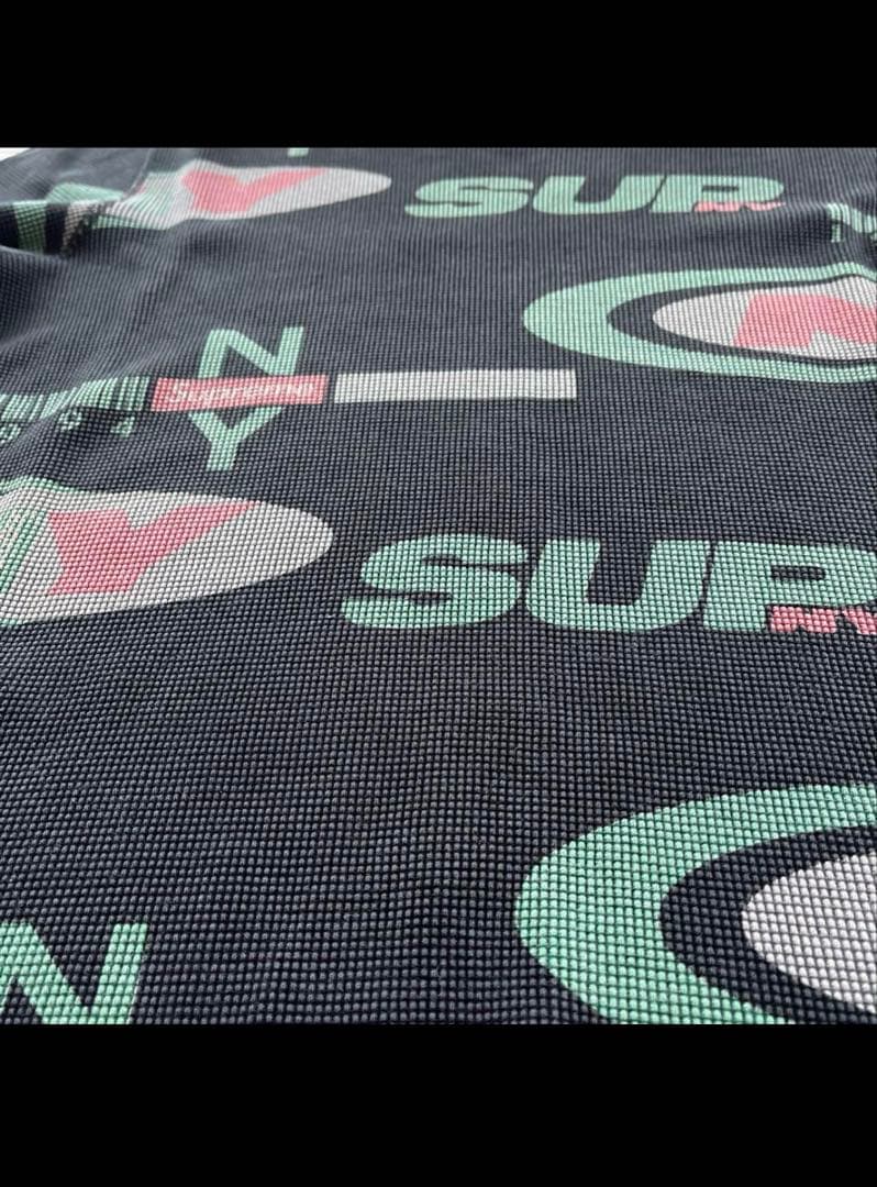 Supreme　ニューヨーク総柄ワッフルサーマル長袖Tシャツ カットソー