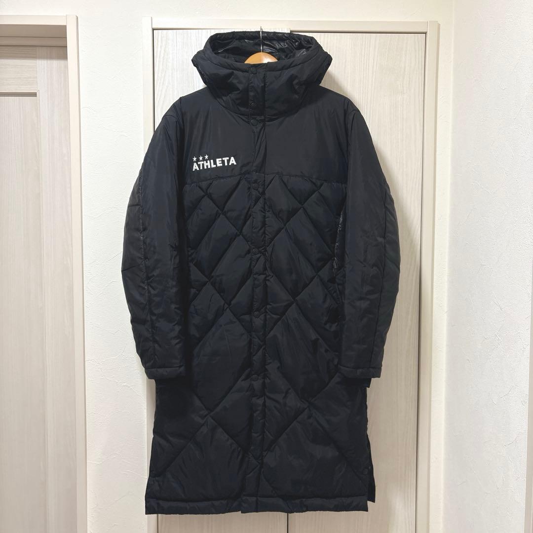 美品　ATHLETA ベンチコート　ナイロンパーカー　ナイロンジャケット　中綿入